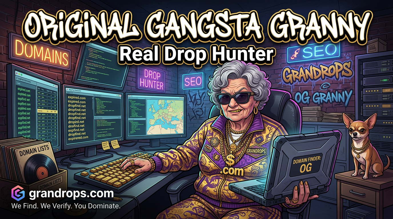 Original Gangsta Granny — Real Drop Hunter — grandrops.com — We Find. We Verify. You Dominate.